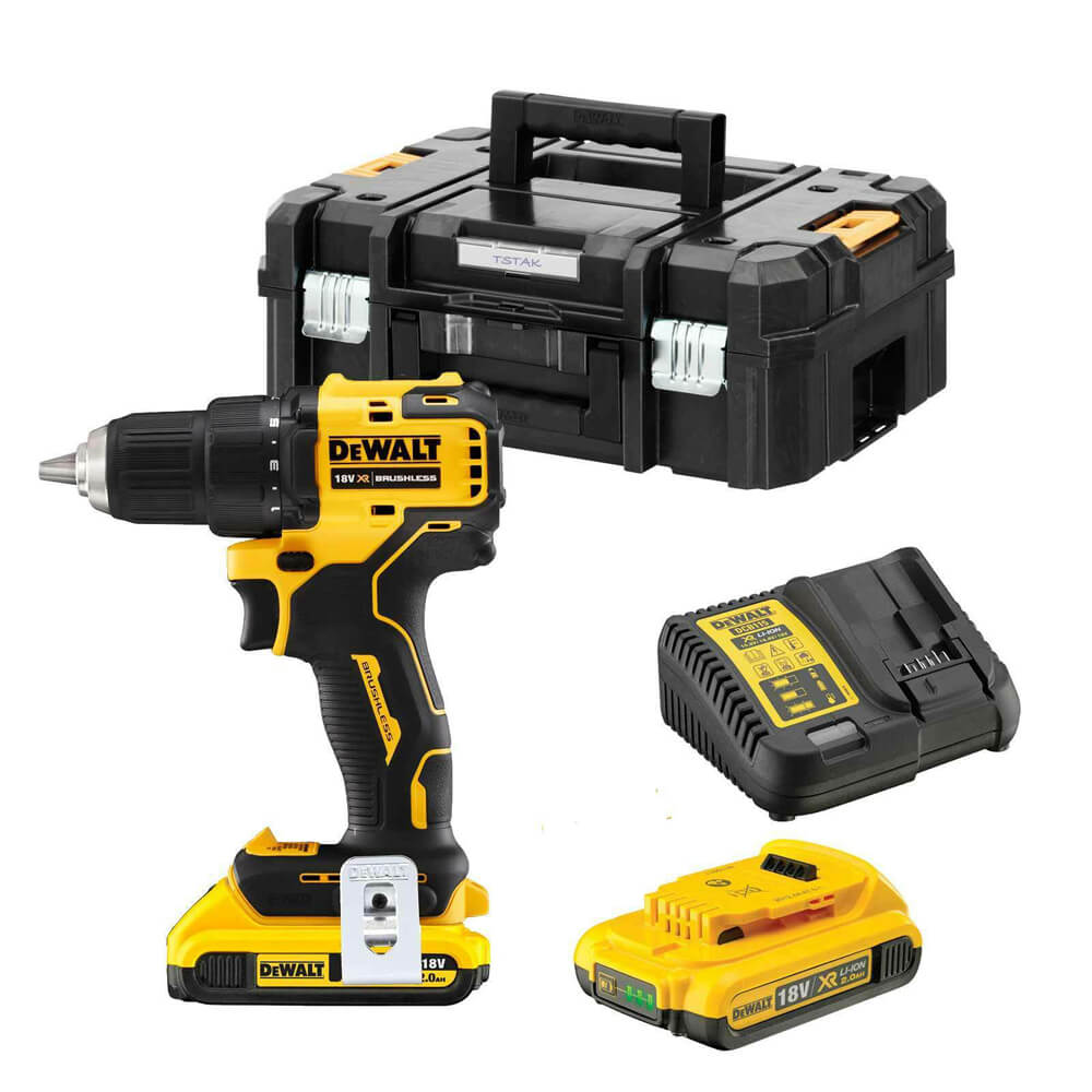 Дриль-шурупокрут акумуляторний безщітковий DeWALT DCD708D2T - Зображення 3