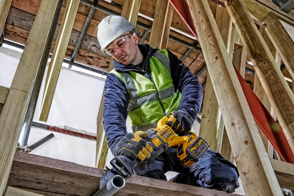 Пила шабельна акумуляторна DeWALT DCS389NT - Зображення 10