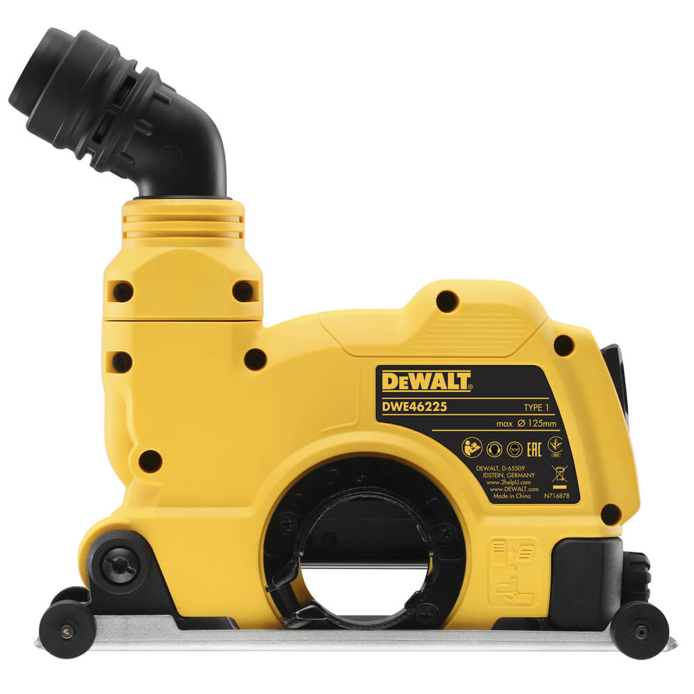Захисний кожух 125 мм для відводу пилу - бороздоділ DeWALT DWE46225 - Зображення 7