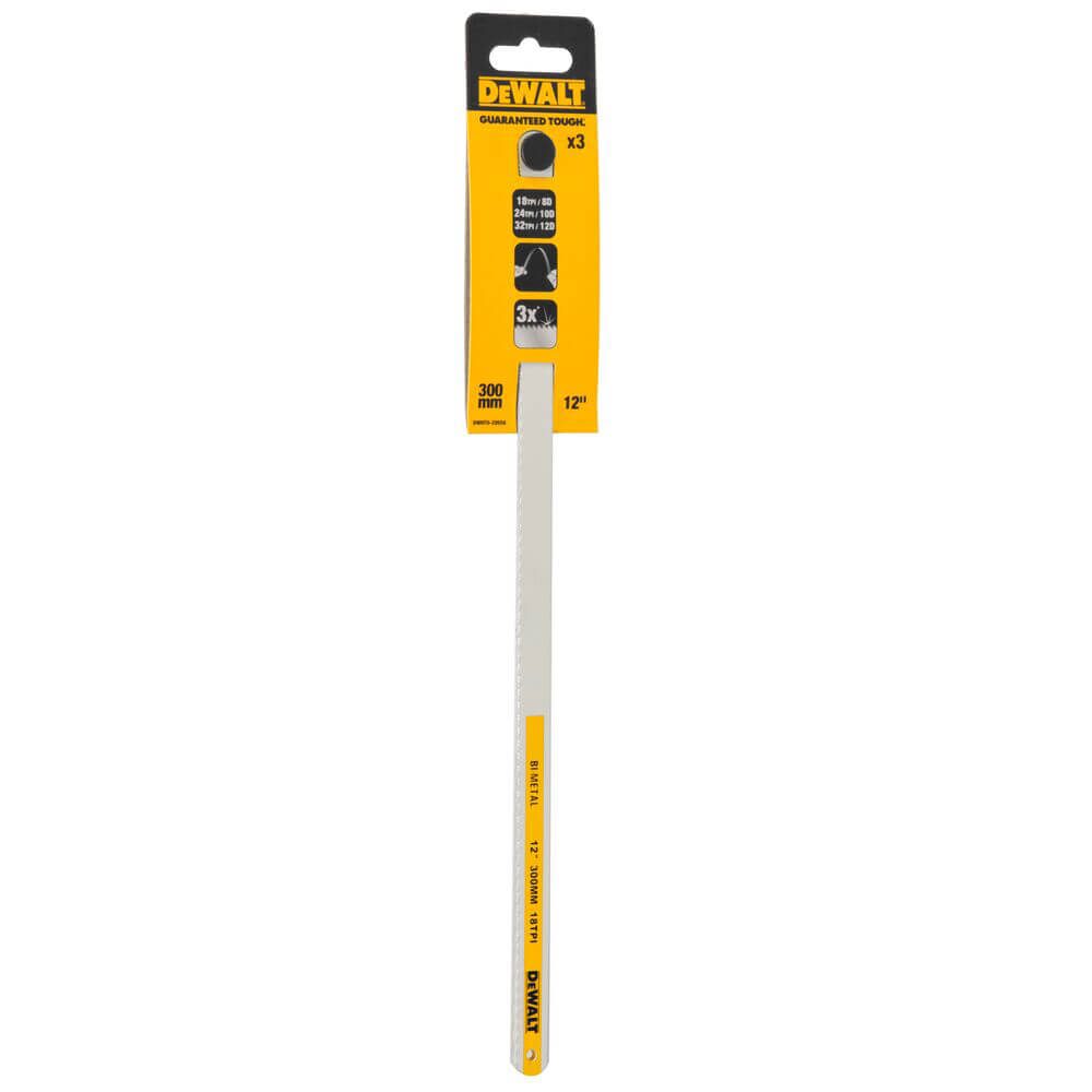 Набір полотен по металу Bi-Metal 300 мм, 3 шт DeWALT DWHT0-20558 - Зображення 4