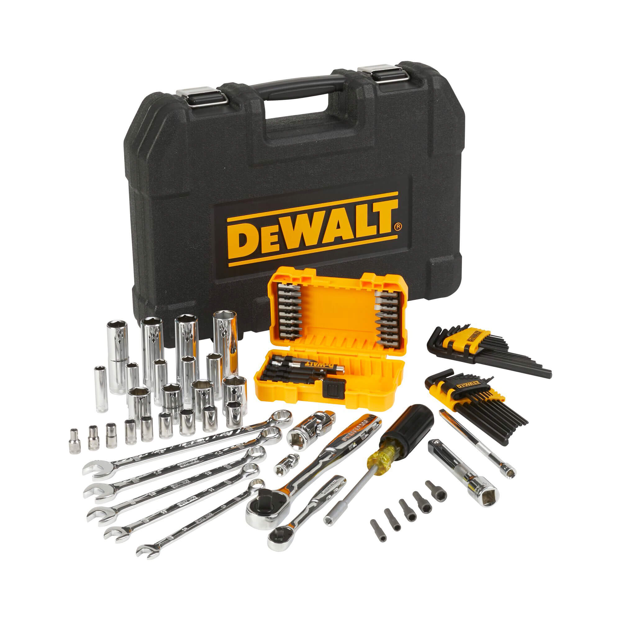 Набір головок та біт 1/4, 1/2 89 предметів DeWALT DWMT73800-1 - Зображення 2