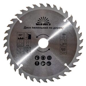 Диск пиляльний Vitals по дереву 180x22.2/20, ATB 36